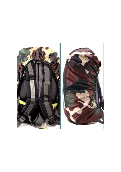 Omeniv 65-80lt Camo Sırt Çantası Kılıf Toz Yağmur Kılıfı Kamp Çok Renkli