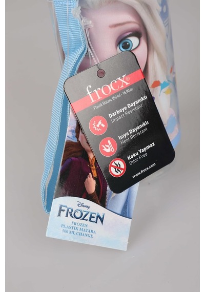 Yeni Sezon Lisanslı Frozen Elsa 500 Ml Trıtan Matara Açık Mavi Çok Renkli