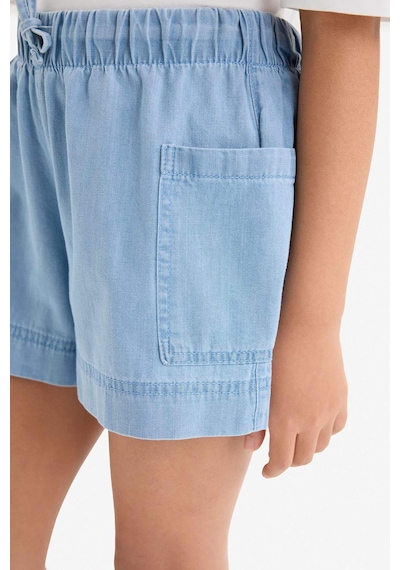 Defacto Kız Çocuk Jean Şort B6574a825smnm39 Mavi