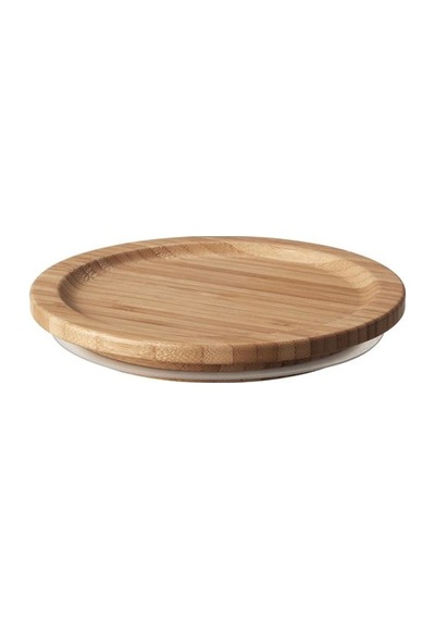 Saklama Kabı Kapağı, Bambu Meridyendukkan Yuvarlak Bambu Kapak 14 Cm