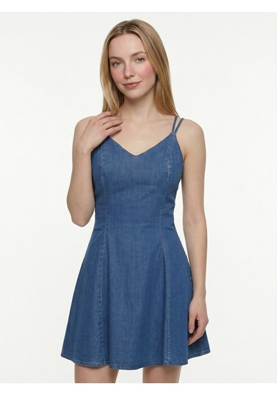 LOFT Slim Fit Kadın Elbise Lf2043104 Q1.v1 Denim