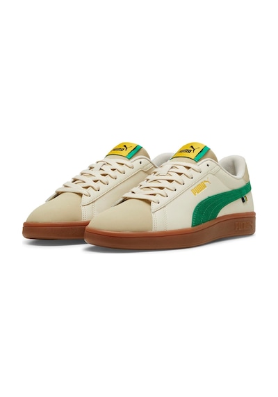 Puma Smash 3.0 Football24 Beyaz Erkek Sneaker 000000000101905178 Beyaz - Yeşil