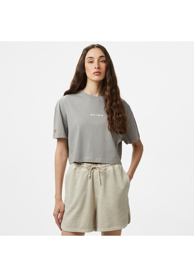 United4 Unıted4 Kadın Gri T-shirtutws25ss