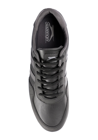 Slazenger OMEGA IN Büyük Beden Erkek  Siyah / Siyah Günlük Spor Ayakkabısı