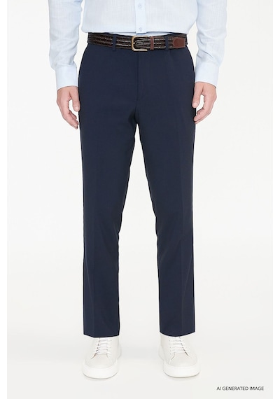 Ac&Co / Altınyıldız Classics Regular Fit Geniş Kesim Yan Cep Klasik Erkek Pantolon - Lacivert