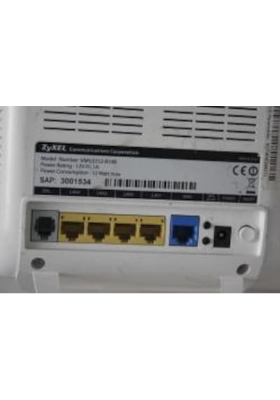 Zyxel Vmg3312-b10b 4 Port 300 Mbps Adsl/vdsl Fiber Modem Router Y
