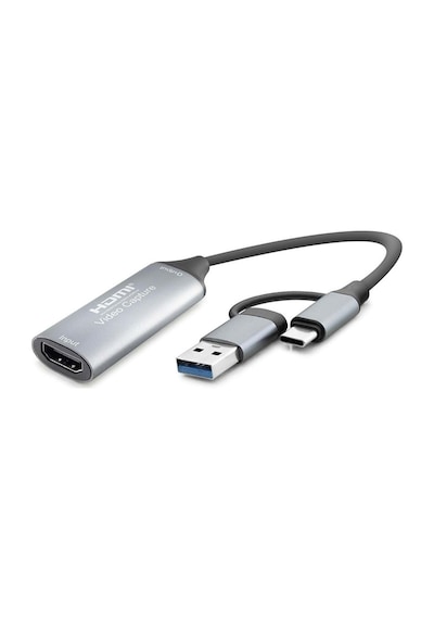 Büro Ev Ofis Cihazları İçin Gri Typec Usb3.0 4k 30hz Hdmi Video Capture