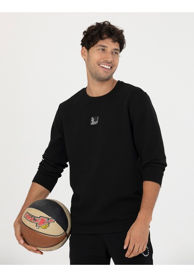 Pierre Cardin Siyah Regular Fit Sweatshirt 50273927 Vr046