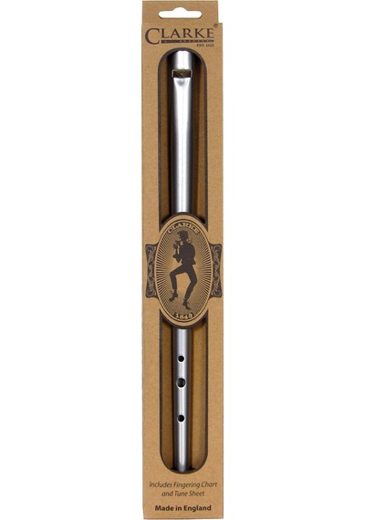 Clarke Original Gümüş İrlanda Flütü -Tinwhistle D