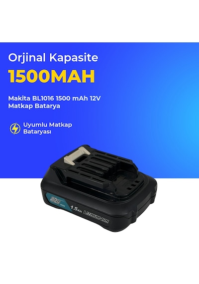 Makita Bl1016 1500 Mah 12v Matkap Batarya
