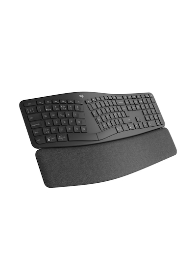 Logitech Ergo K860 - Bölünmüş Tuş Düzenine Sahip Kablosuz Ergonomik Klavye, It Qwerty - Grafit