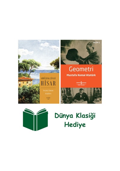 Geçmiş Zaman Köşkleri Kitap Boy + Geometri + Dünya Klasiği Hediye