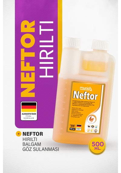Neftor Kuşlar Için Hırıltı Ve Nefes Ürünün 500 Ml