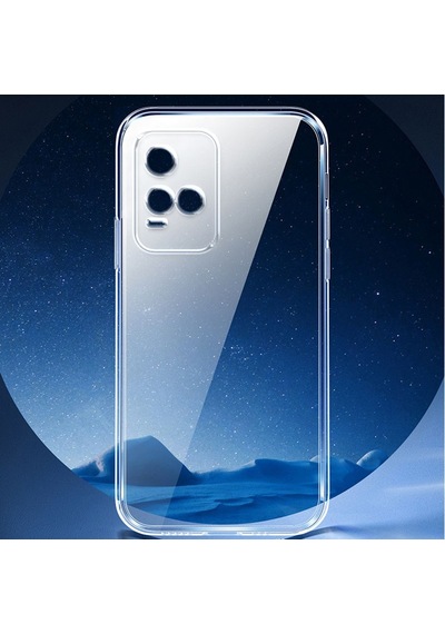 Rba Aksesuar Vivo Y32 Kılıf Rba Süper Silikon Kapak - Renksiz Çok Renkli