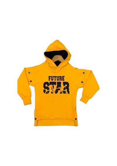 İrem Çocuk Giyim Erkek Çocuk Future Star Yazılı Çıtçıt Detaylı Sarı Renk Kapüşonlu Sweatshirt Sarı İrem Çocuk Giyim Erkek Çocuk Future Star Yazılı Çıtçıt Detaylı Sarı Renk Kapüşonlu Sweatshirt Sarı