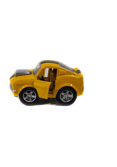 Metal Ford Mustang Mini Çek Bırak Mini Sarı 9 Cm