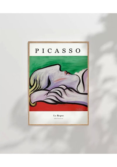 Çerçevesiz Poster Pablo Picasso Le Repos