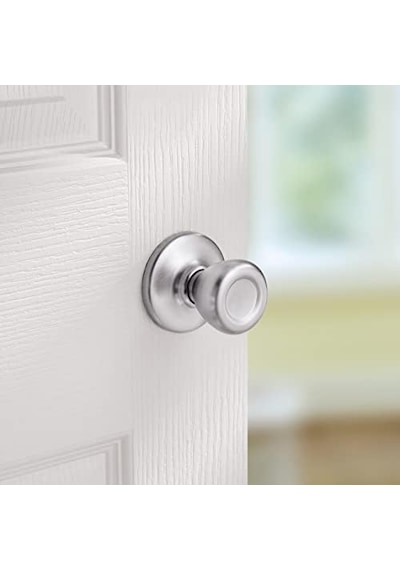 Updated Packaging, Satin Chrome - Kwikset 92001-514 Tylo Hall & Closet Knob İn Satin Chrome