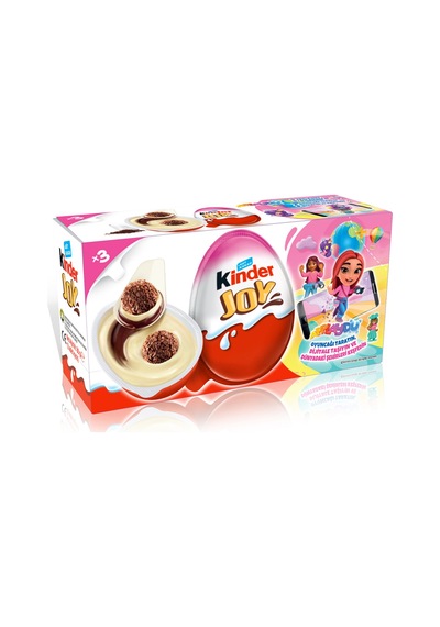 Kinder Joy Kızlara Özel 3'lü Paket 3 X 20 G - 8 Adet Tarı