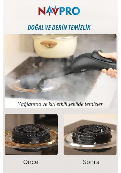 Navpro Çok Fonksiyonlu Buharlı Temizlik Makinası - Buharlı Temizleyici