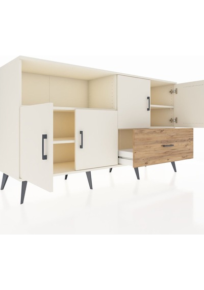 Hyperion Konsol 4 Raflı Tek Çekmeceli 4 Kapaklı 176x44x99 Aytaşı- Aytaşı-aytaşı/çam Hyperion Konsol 4 Raflı Tek Çekmeceli 4 Kapaklı 176x44x99 Aytaşı- Aytaşı-aytaşı/çam