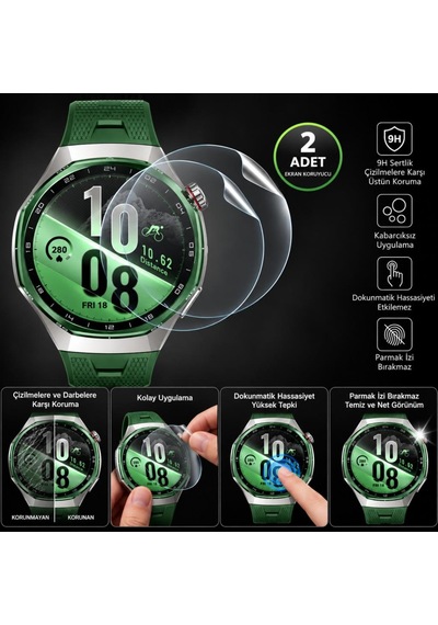 Huawei Watch Gt 7 Pro İle Uyumlu Ekran Koruyucu Tpu, Tam Kaplayan Akıllı Saat Koruması 2 Adet