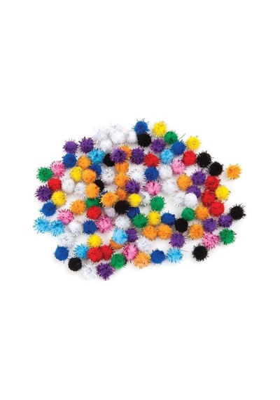 Puti Ponpon 10 Mm Metalik 4476