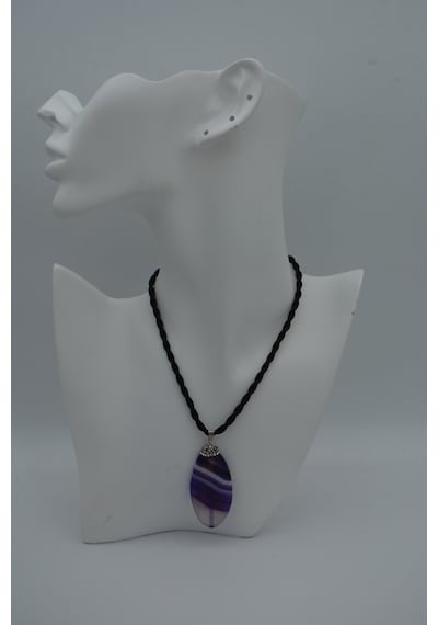 Stoneage Dantelli Akik Kolye N11.38765 Gümüş
