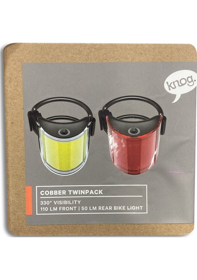 Knog Lıl Cobber Twınpack 50lm Usb Ön+arka Bisiklet Işık Seti Siyah