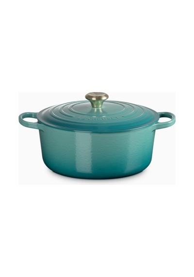 Le Creuset Yuvarlak Ikonik Lüks Döküm Tencere 28 Cm Turkuaz
