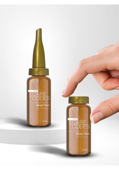 The Care Codes Yoğun Parlaklık Ve Bakım İçin Power Shot Saç Bakım Kürü 12 X 15 Ml