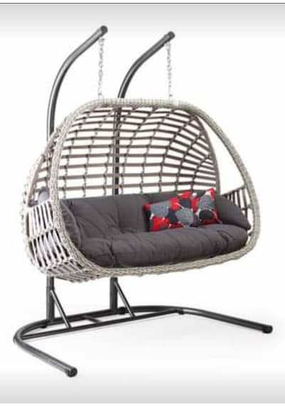Makrome&Tasarım Çift Kişilik Rattan Salıncak (515472054) Kahverengi