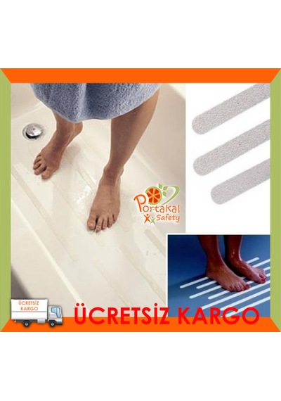 Portakal Safety Banyo Zemin Kaydırmaz Bant-Pembe (118724377)