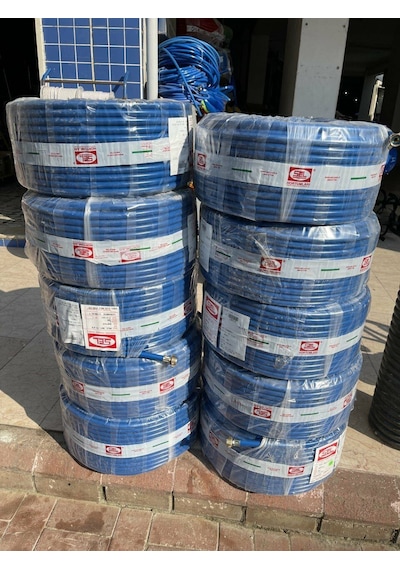 Sel 8 Mm 50 Mt Basınçlı İlaçlama Hortumu Pres Başlıklı
