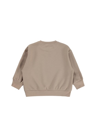 Civil Boys Petek Kumaşlı 6-9 Yaş Sweatshirt - Bej