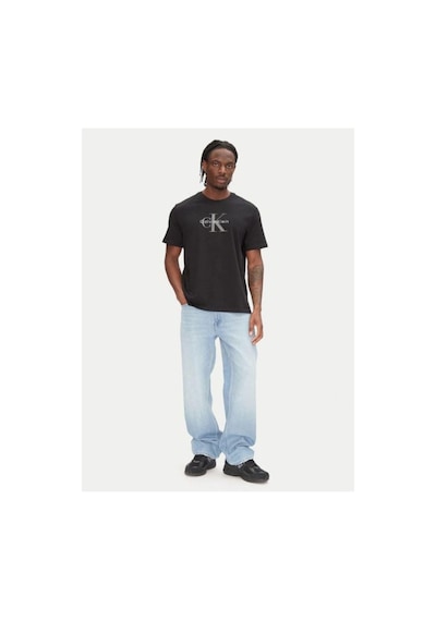 Calvin Klein Ss Hero Monologo Tee 20s-8554 Black