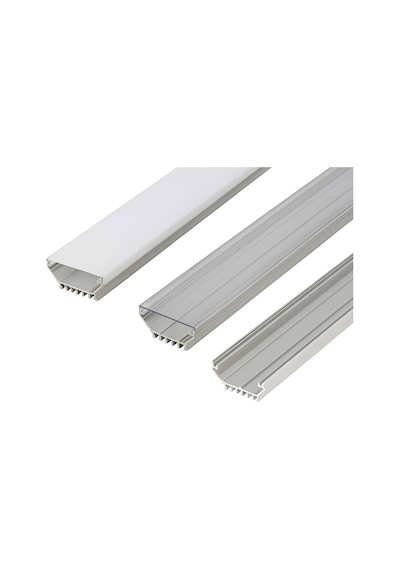 Power Led Profil Kanal Eloksallı 40x15mm Alüminyum Soğutucu 1 Metre Led Şerit Aydınlatma