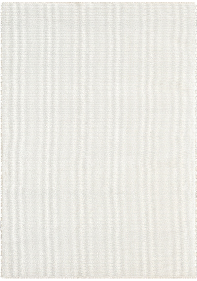Decor Dc002w Beyaz Doğal Kalın Kilim Kenar Saçaklı Üst Sınıf Kalite Karmen Halı İpek Serisi-697 Beyaz