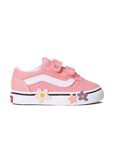 Vans Old Skool V Flower Çocuk Günlük Ayakkabı Vn000z5xgsb1 Pembe
