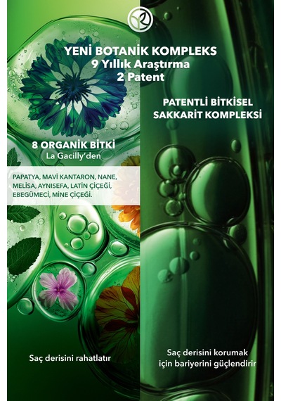 Yves Rocher Botanik Sakkarit Kompleks Canlandırıcı Saç Serumu / Tüm Saçlar / Equilibre - Vegan -50ml