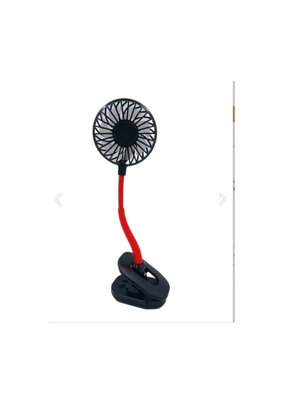 Hubrendy Çer Portatif Işıklı Mini Klipsli Fan