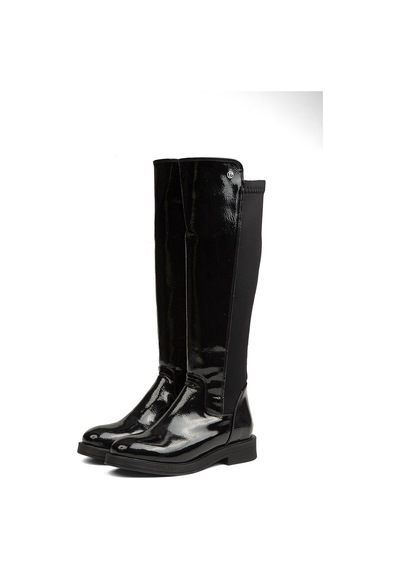 Pierre Cardin® | Pc-52066-3076 Siyah Kırısık - Kadın Çizme Siyah