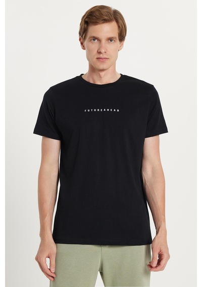 Tudors Erkek Slim Fit Dar Kesim %100 Pamuk Yumuşak Dokulu Baskılı Siyah Bisiklet Yaka Tişört-33171 SIYAH Tudors Erkek Slim Fit Dar Kesim %100 Pamuk Yumuşak Dokulu Baskılı Siyah Bisiklet Yaka Tişört-33171 SIYAH