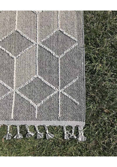 Eko Halı Soho Sh 03 Grey Hav Toz Vermez Hasır Dokuma Modern Makine Halısı Gri