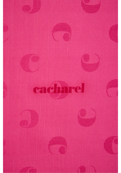 Aker 90x90 Logolu İpek Koton Eşarp Cpembe Cpembe
