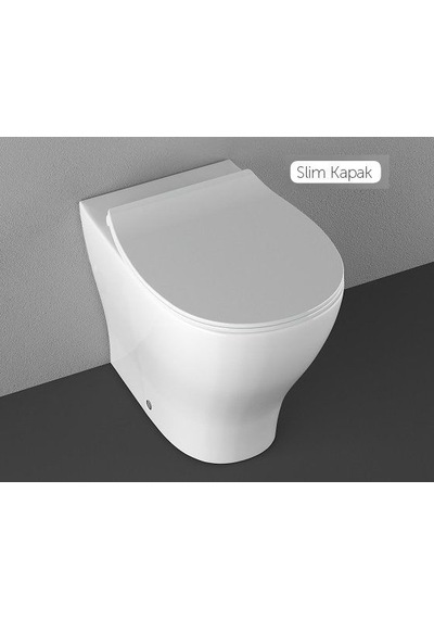 ISVEA SOLUZIONE II SLIM KLOZET KAPAĞI - YAVAŞ KAPANAN - 40H40200I