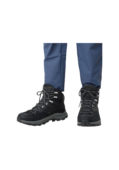 Jack Wolfskın Jack Wolfskin Cyrox Texapore Mid Erkek Gri Bot 635 Çok Renkli
