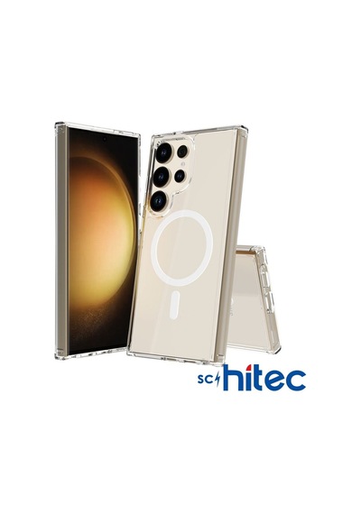 Schitec Samsung Uyumlu Galaxy S25 Ultra Magsafe Özellikli Şeffaf Kılıf