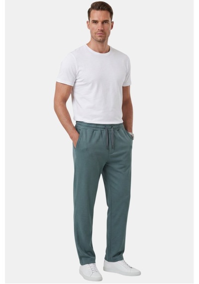 Deep Sea Deepsea Yeşil Baggy Style Likralı Lastikli İpli Erkek Spor Pantolon 2600262