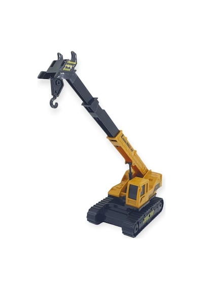 İş Makinası Vinç - Tekerlekli 21cm - 706-31 Turuncu